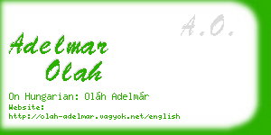 adelmar olah business card